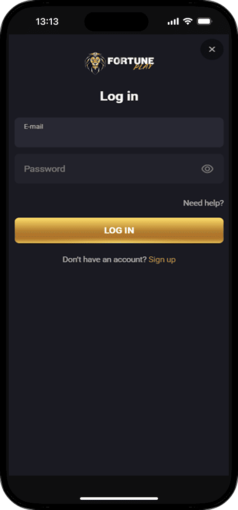 FortunePlay Mobile Login